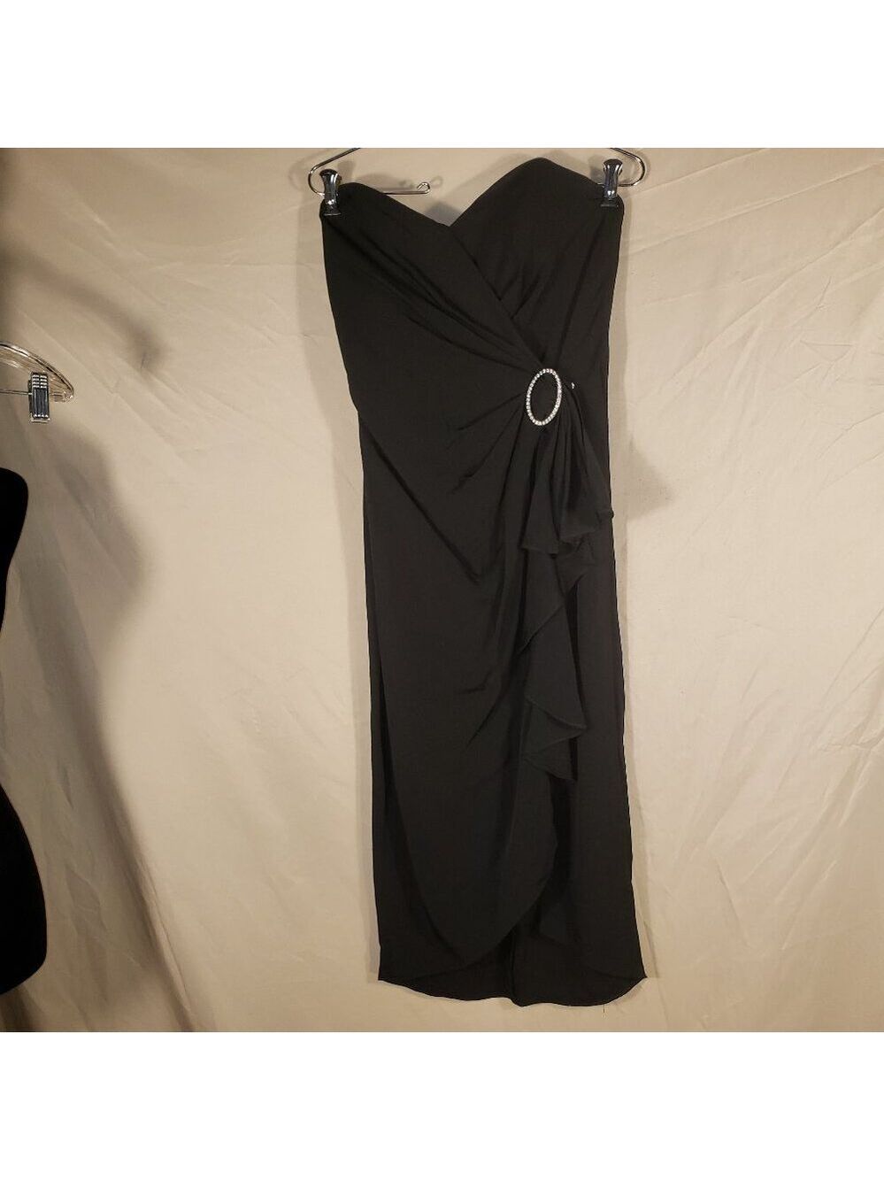 BB Collections Black Strapless Formal Dress - 10